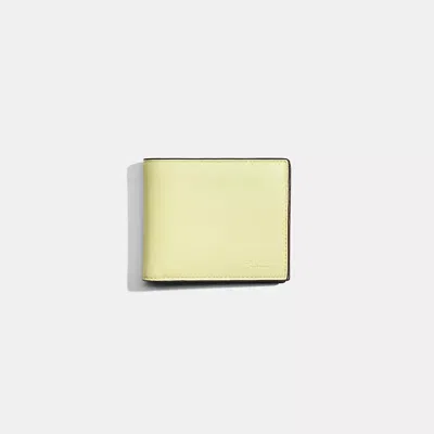 Pre-owned Coach Restored 3-in-1 Wallet In Colorblock