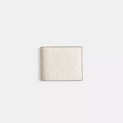 Coach Restored 3-in-1 Wallet In Signature Leather In Gray