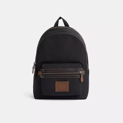 Coach Restored Academy Backpack In Black