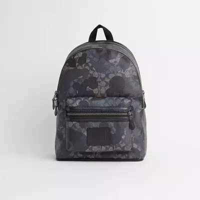 Coach Restored Academy Backpack In Signature Camo Print In Gold
