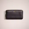 Coach Restored Accordion Zip Wallet In Brass/black