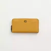 Coach Restored Accordion Zip Wallet In Pewter/flax