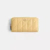Coach Restored Accordion Zip Wallet With Pillow Quilting