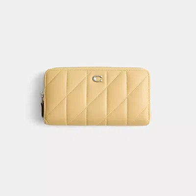 Coach Restored Accordion Zip Wallet With Pillow Quilting
