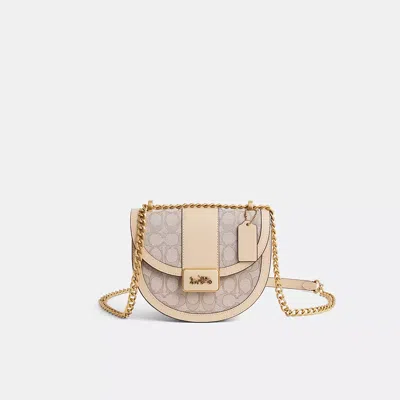 Coach Restored Alie Saddle Bag In Signature Jacquard