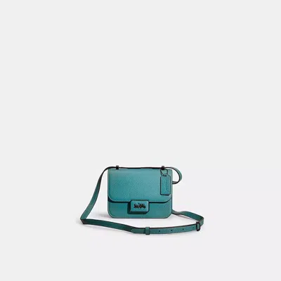 Coach Restored Alie Shoulder Bag 18 In Pewter/retro Teal