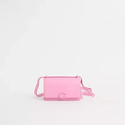 Coach Restored Bandit Crossbody Bag In Silver/vivid Pink