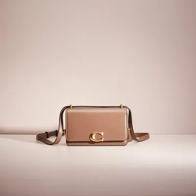 Coach Restored Bandit Crossbody In Brass/dark Stone