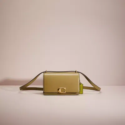 Coach Restored Bandit Crossbody In Brass/moss