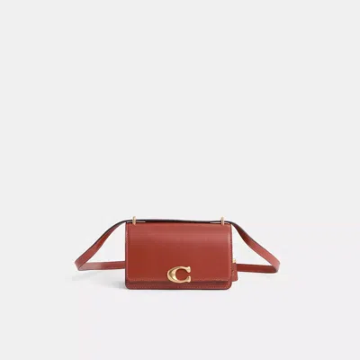 Coach Restored Bandit Crossbody In Brass/rust