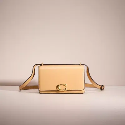 Coach Restored Bandit Crossbody In Brass/tan