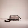 Coach Restored Bandit Crossbody In Signature Textile Jacquard In Silver/cocoa Black