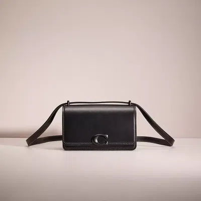 Coach Restored Bandit Crossbody In Matte Black/black