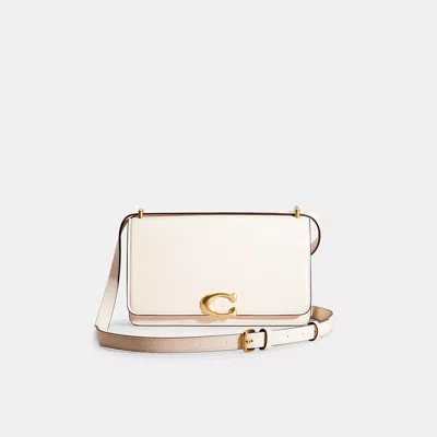 Coach Restored Bandit Shoulder Bag In Brass/ivory