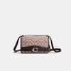 Coach Restored Bandit Shoulder Bag In Signature Textile Jacquard In Silver/cocoa Black