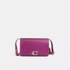 Coach Restored Bandit Shoulder Bag In Silver/deep Plum