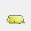 Coach Restored Bandit Shoulder Bag In Silver/neon Yellow