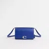 Coach Restored Bandit Shoulder Bag In Silver/sport Blue