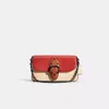 Coach Restored Beat Crossbody Clutch In Colorblock In V5/red Sand Ivory Multi