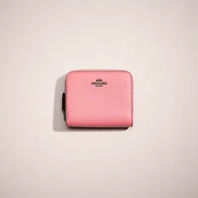 Coach Restored Billfold Wallet In Colorblock In Pewter/taffy Brnshd Amber Multi