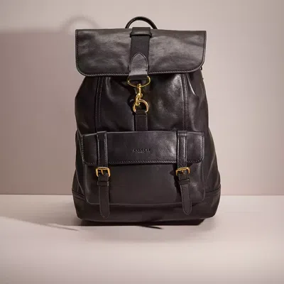 Coach Restored Bleecker Backpack In Black