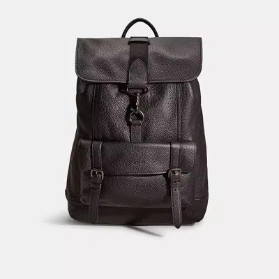 Coach Restored Bleecker Backpack In Gold