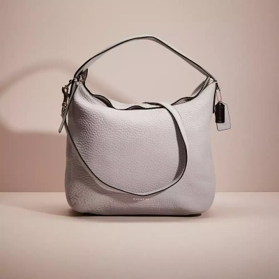Coach Restored Bleecker Sullivan Hobo In Silver/soapstone