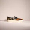 COACH RESTORED C115 SLIP ON SNEAKER WITH LEOPARD PATCHWORK