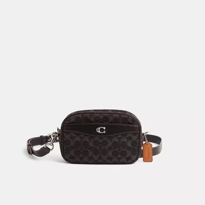 Coach Restored Camera Bag In Signature Denim