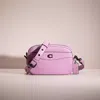 Coach Restored Camera Bag In Pewter/violet Orchid