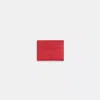 Coach Restored Card Case In Red