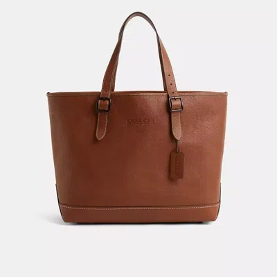 Coach Restored Carriage Tote In Brown