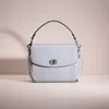 Coach Restored Cassie Crossbody 19 In Silver/grey Blue