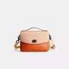 Coach Restored Cassie Crossbody In Colorblock In Pewter/ginger Multi