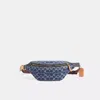 Coach Restored Charter Belt Bag 7 In Signature Denim