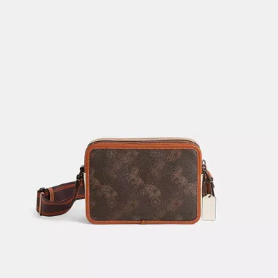 Coach Restored Charter Crossbody Bag 24 With Large Horse And Carriage Print