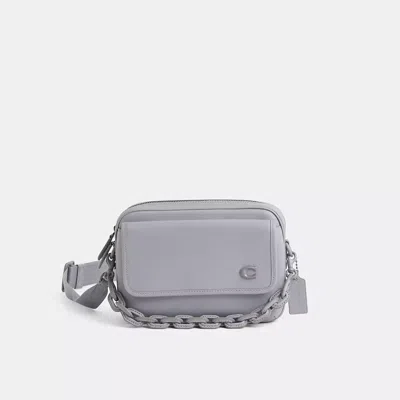 Coach Restored Charter Flap Crossbody Bag 24 In Blue