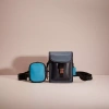 Coach Restored Charter North/south Crossbody With Hybrid Pouch In Colorblock In Blue Quartz Multi