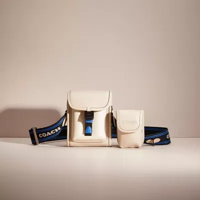 Coach Restored Charter North/south Crossbody With Hybrid Pouch In Colorblock In Steam Multi