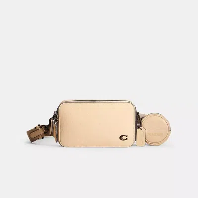 Coach Restored Charter Slim Crossbody In Ivory