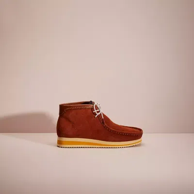 Coach Restored Chukka Boot In Burgundy