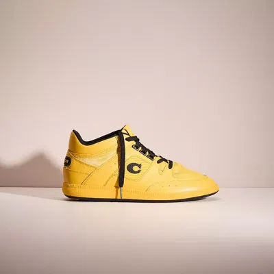 Coach Restored Citysole Mid Top Sneaker In Canary