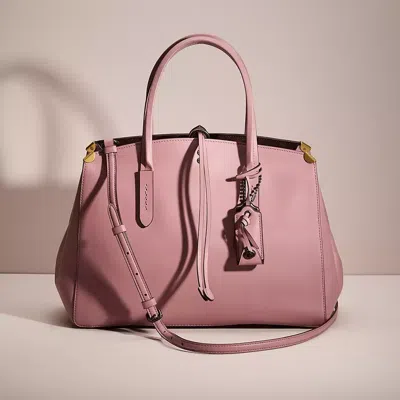 Coach Restored Cooper Carryall In Pewter/dusty Rose