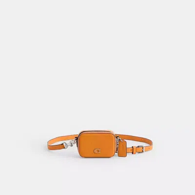 Coach Restored Crossbody Pouch In Orange