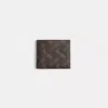 Coach Restored Double Billfold Wallet With Horse And Carriage Print