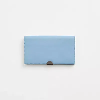 Coach Restored Dreamer Wallet In Slate/pewter