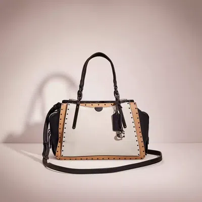 Coach Restored Dreamer With Rivets In Black Copper/chalk