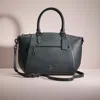 Coach Restored Elise Satchel In Gunmetal/pine Green