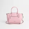 Coach Restored Elise Satchel In Silver/powder Pink