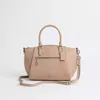 Coach Restored Elise Satchel In Silver/taupe